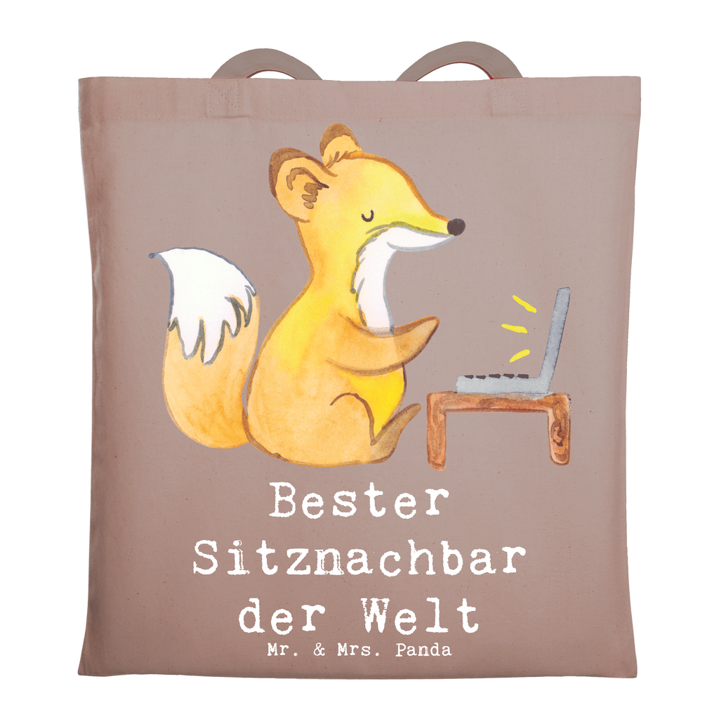 Tragetasche Fuchs Bester Sitznachbar der Welt Beuteltasche, Beutel, Einkaufstasche, Jutebeutel, Stoffbeutel, Tasche, Shopper, Umhängetasche, Strandtasche, Schultertasche, Stofftasche, Tragetasche, Badetasche, Jutetasche, Einkaufstüte, Laptoptasche, für, Dankeschön, Geschenk, Schenken, Geburtstag, Geburtstagsgeschenk, Geschenkidee, Danke, Bedanken, Mitbringsel, Freude machen, Geschenktipp, Sitznachbar, Stuhlnachbar, Nachbar, Uni, Universität, Seminar, Kommilitone, Tischnachbar, Schule, Mitschüler, Mitstudent, Hochschule