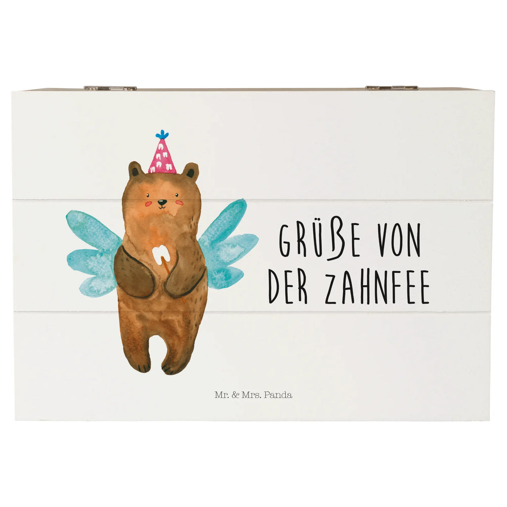 Holzkiste Zahnfee Bär Holzkiste, Kiste, Schatzkiste, Truhe, Schatulle, XXL, Erinnerungsbox, Erinnerungskiste, Dekokiste, Aufbewahrungsbox, Geschenkbox, Geschenkdose, Bär, Teddy, Teddybär, Zahnfee, Fee, Milchzahn, Erster Zahn