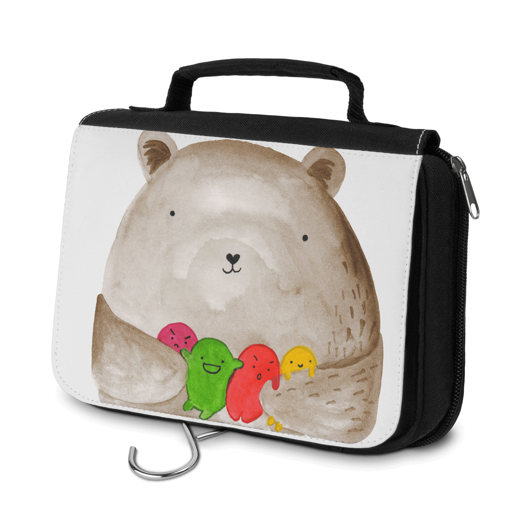 Kulturbeutel Bär Gefühl Kulturbeutel, Zum Aufhängen, Waschtasche, Kosmetiktasche, Damen, Herren, Aufbewahrungstasche, Schminktasche, Kosmetikbeutel, Organizer, Kulturtasche, Schminkutensil, Bär, Teddy, Teddybär, Wahnsinn, Verrückt, Durchgedreht