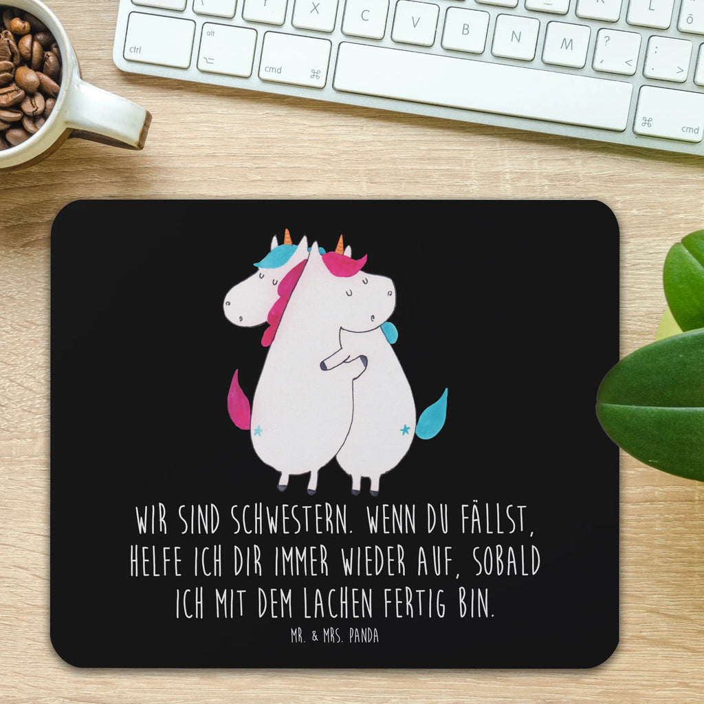 Mauspad Einhörner Umarmen Mousepad, Computer zubehör, Büroausstattung, PC Zubehör, Arbeitszimmer, Mauspad, Einzigartiges Mauspad, Designer Mauspad, Mausunterlage, Mauspad Büro, Einhorn, Einhörner, Einhorn Deko, Pegasus, Unicorn, Freundinnen, Freundin, BFF, Schwester, Schwestern, Familie, Geschwister, Sister, Liebe