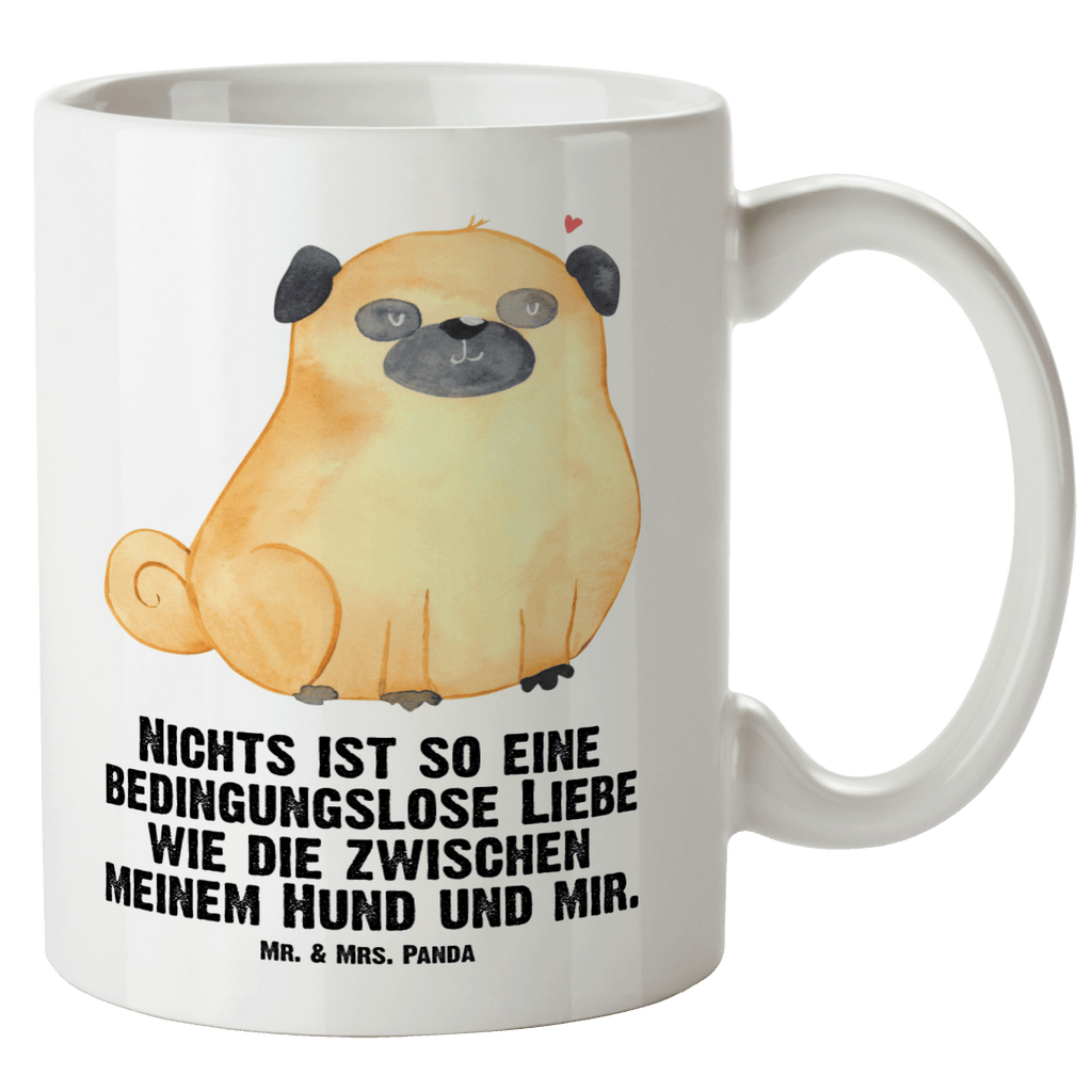 XL Tasse Mops XL Tasse, Große Tasse, Grosse Kaffeetasse, XL Becher, XL Teetasse, spülmaschinenfest, Jumbo Tasse, Groß, Hund, Hundemotiv, Haustier, Hunderasse, Tierliebhaber, Hundebesitzer, Sprüche, Mops, Liebe, Hundeliebe