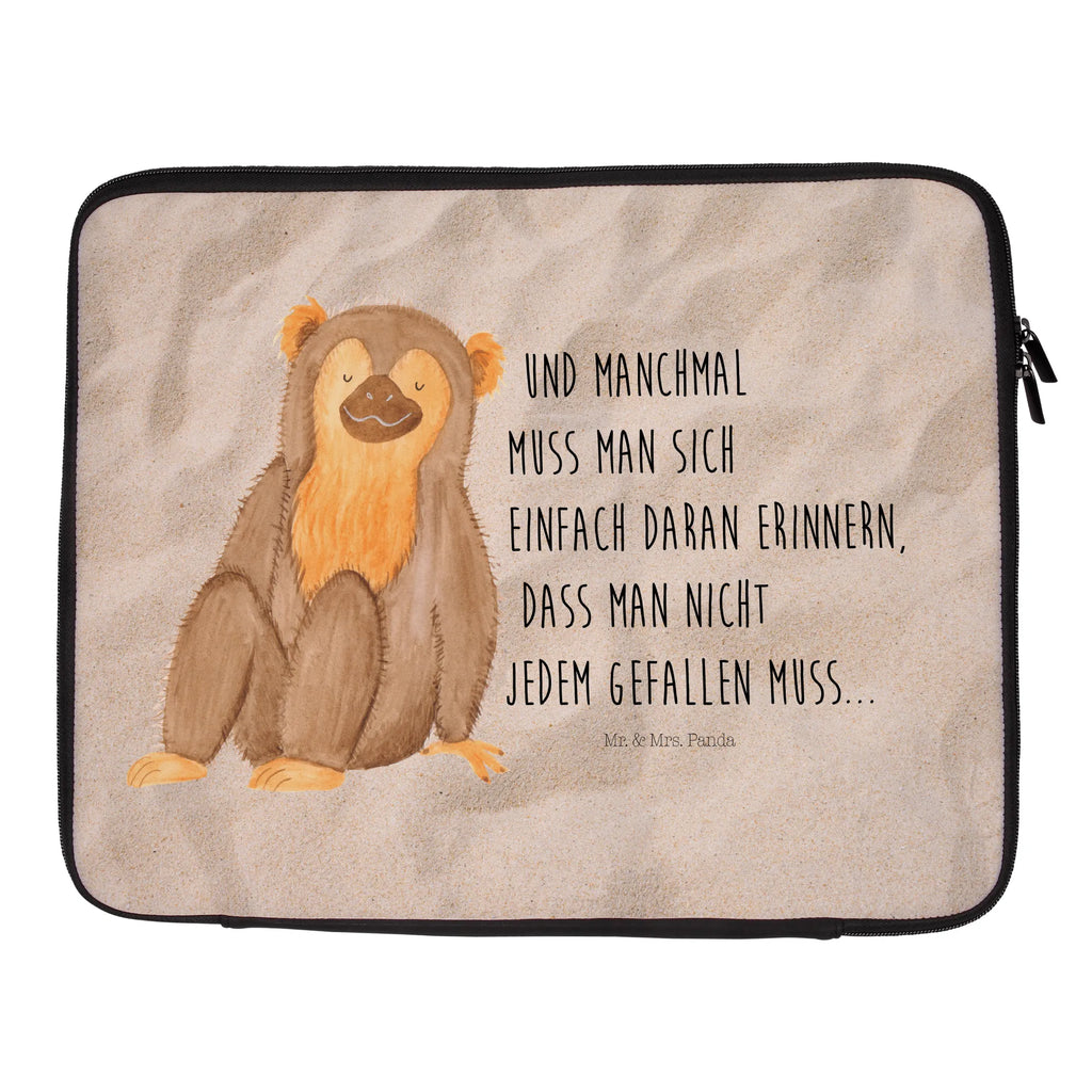 Notebook Tasche Affe Notebook Tasche, Laptop, Computertasche, Tasche, Notebook-Tasche, Notebook-Reisehülle, Notebook Schutz, Afrika, Wildtiere, Affe, Äffchen, Affen, Selbstliebe, Respekt, Motivation, Selbstachtung, Liebe, Selbstbewusstsein, Selfcare