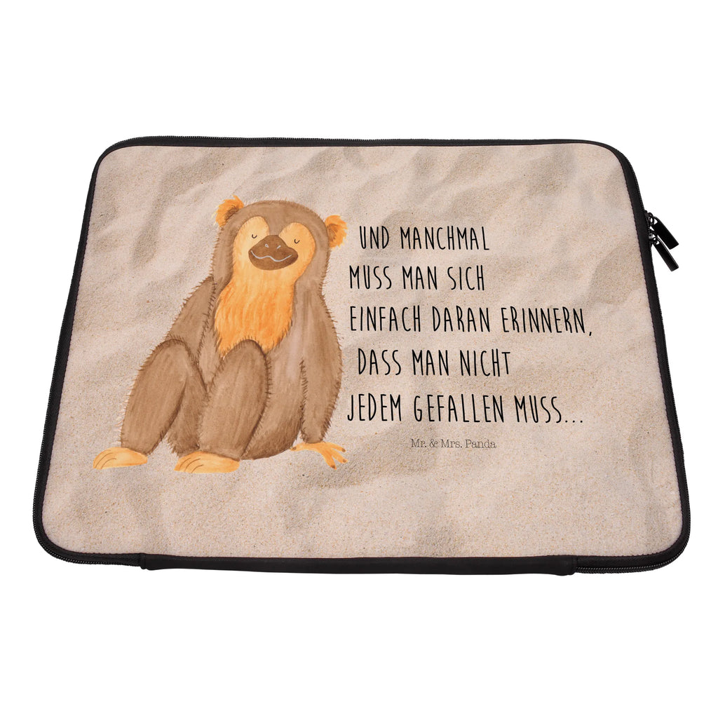 Notebook Tasche Affe Notebook Tasche, Laptop, Computertasche, Tasche, Notebook-Tasche, Notebook-Reisehülle, Notebook Schutz, Afrika, Wildtiere, Affe, Äffchen, Affen, Selbstliebe, Respekt, Motivation, Selbstachtung, Liebe, Selbstbewusstsein, Selfcare