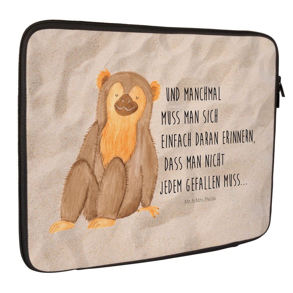 Notebook Tasche Affe Notebook Tasche, Laptop, Computertasche, Tasche, Notebook-Tasche, Notebook-Reisehülle, Notebook Schutz, Afrika, Wildtiere, Affe, Äffchen, Affen, Selbstliebe, Respekt, Motivation, Selbstachtung, Liebe, Selbstbewusstsein, Selfcare