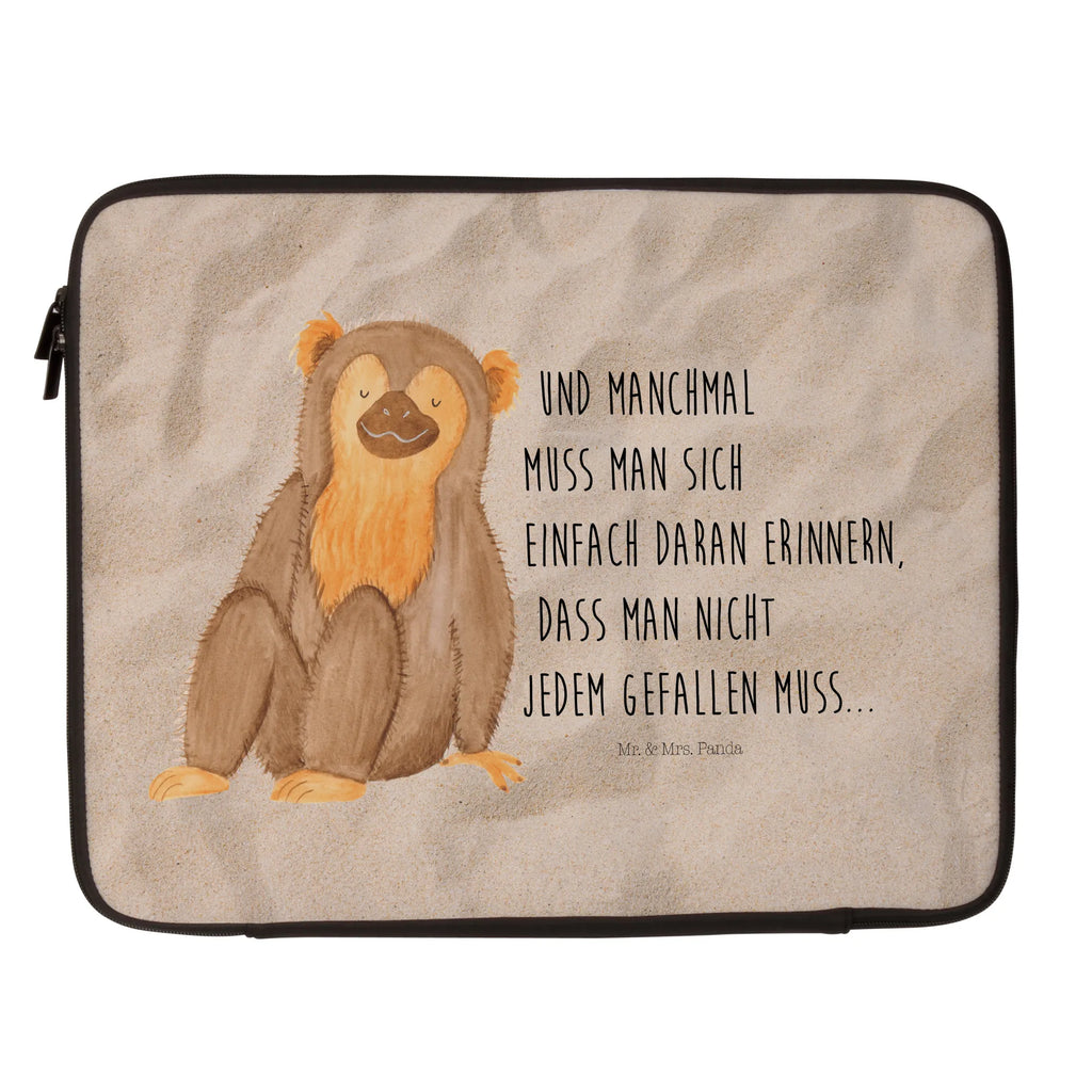 Notebook Tasche Affe Notebook Tasche, Laptop, Computertasche, Tasche, Notebook-Tasche, Notebook-Reisehülle, Notebook Schutz, Afrika, Wildtiere, Affe, Äffchen, Affen, Selbstliebe, Respekt, Motivation, Selbstachtung, Liebe, Selbstbewusstsein, Selfcare