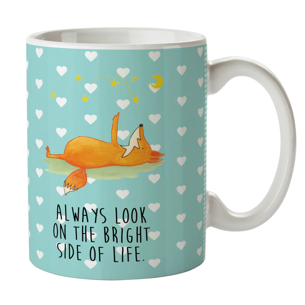 Tasse Fuchs Sterne Tasse, Kaffeetasse, Teetasse, Becher, Kaffeebecher, Teebecher, Keramiktasse, Porzellantasse, Büro Tasse, Geschenk Tasse, Tasse Sprüche, Tasse Motive, Kaffeetassen, Tasse bedrucken, Designer Tasse, Cappuccino Tassen, Schöne Teetassen, Fuchs, Füchse, tröstende Worte, Spruch positiv, Spruch schön, Romantik, Always Look on the Bright Side of Life