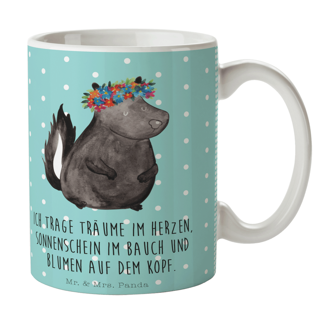 Tasse Stinktier Mädchen Tasse, Kaffeetasse, Teetasse, Becher, Kaffeebecher, Teebecher, Keramiktasse, Porzellantasse, Büro Tasse, Geschenk Tasse, Tasse Sprüche, Tasse Motive, Kaffeetassen, Tasse bedrucken, Designer Tasse, Cappuccino Tassen, Schöne Teetassen, Stinktier, Skunk, Wildtier, Raubtier, Stinker, Stinki, Yoga, Namaste, Lebe, Liebe, Lache