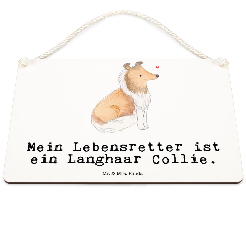 Deko Schild Langhaar Collie Lebensretter Dekoschild, Deko Schild, Schild, Tür Schild, Türschild, Holzschild, Wandschild, Wanddeko, Hund, Hunderasse, Rassehund, Hundebesitzer, Geschenk, Tierfreund, Schenken, Welpe, Langhaar Collie, britischer Hütehund