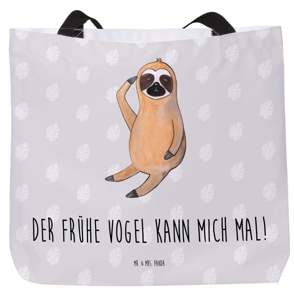 Shopper Faultier Vogel zeigen Beutel, Einkaufstasche, Tasche, Strandtasche, Einkaufsbeutel, Shopper, Schultasche, Freizeittasche, Tragebeutel, Schulbeutel, Alltagstasche, Faultier, Faultier Geschenk, Faultier Deko, Faultiere, faul, Lieblingstier, Spinner, früher Vogel, der frühe Vogel, Frühaufsteher, Morgenmuffel, Vogel, Faultierwelt