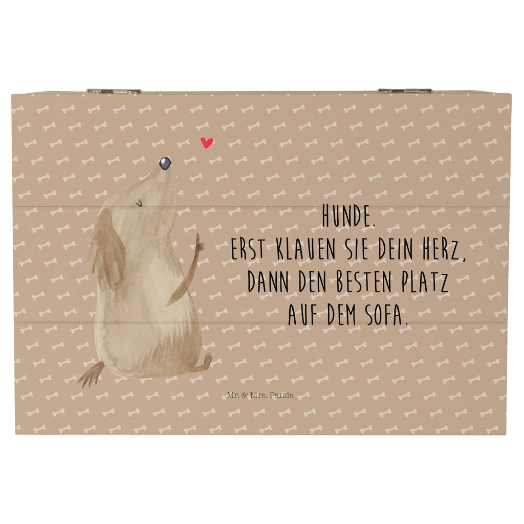 Holzkiste Hund Liebe Holzkiste, Kiste, Schatzkiste, Truhe, Schatulle, XXL, Erinnerungsbox, Erinnerungskiste, Dekokiste, Aufbewahrungsbox, Geschenkbox, Geschenkdose, Hund, Hundemotiv, Haustier, Hunderasse, Tierliebhaber, Hundebesitzer, Sprüche, Liebe, Hundeglück, Hundeliebe, Hunde, Frauchen