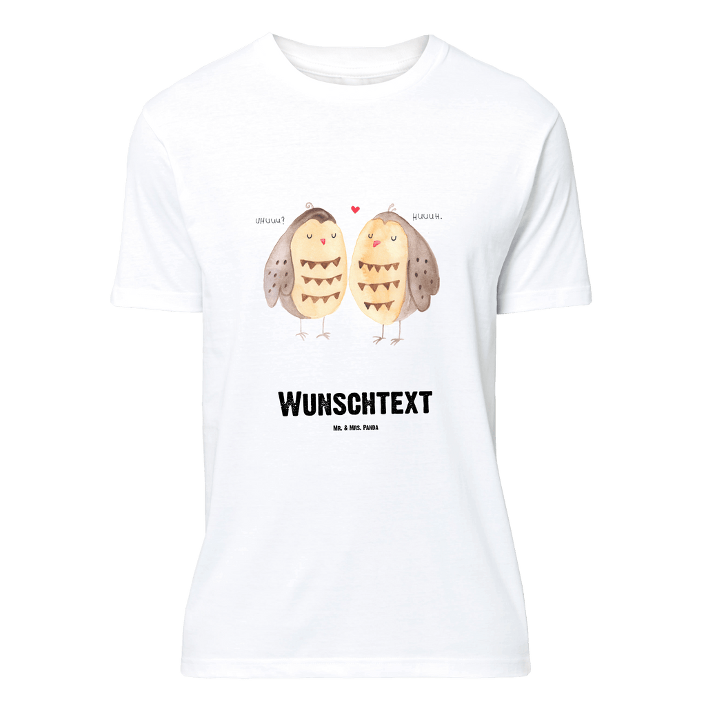 Personalisiertes T-Shirt Eulen Liebe T-Shirt Personalisiert, T-Shirt mit Namen, T-Shirt mit Aufruck, Männer, Frauen, Wunschtext, Bedrucken, Eule, Eule Deko, Liebe, Hochzeit Spruch, Owl, All you need is love, Liebe Spruch, Freundin Geschenk, Freund, Wortspiel lustig