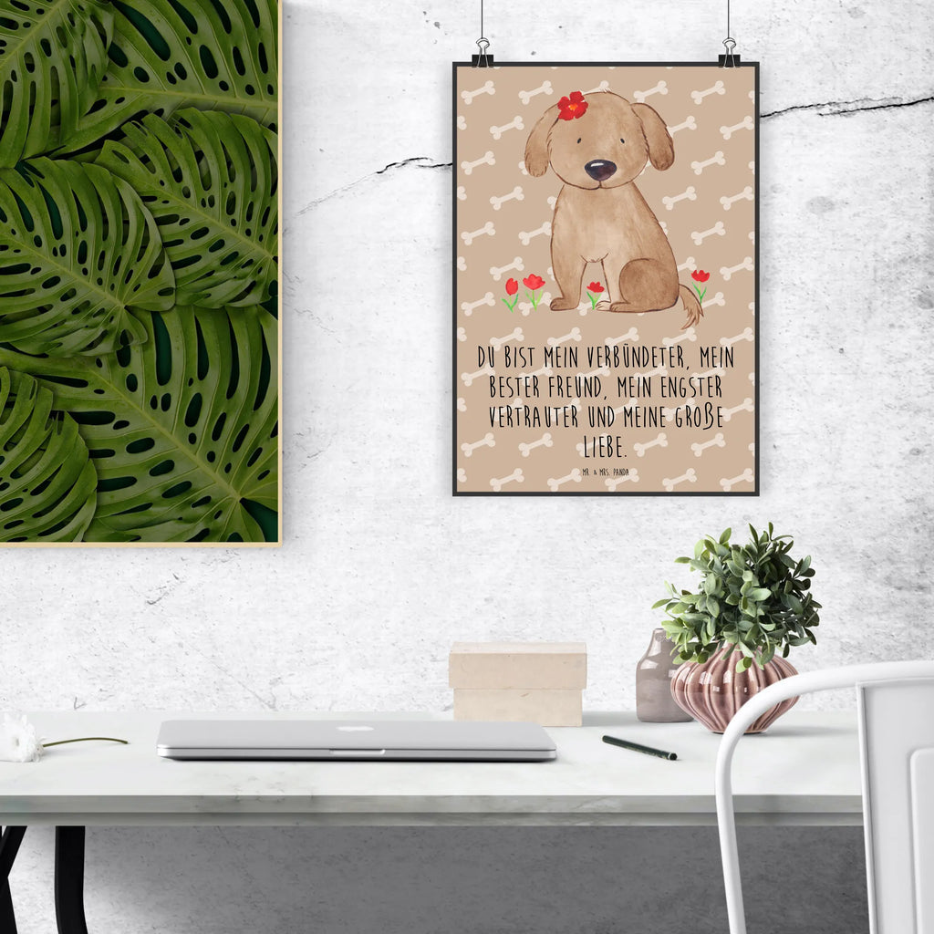 Poster Hund Dame Poster, Wandposter, Bild, Wanddeko, Küchenposter, Kinderposter, Wanddeko Bild, Raumdekoration, Wanddekoration, Handgemaltes Poster, Mr. & Mrs. Panda Poster, Designposter, Kunstdruck, Posterdruck, Hund, Hundemotiv, Haustier, Hunderasse, Tierliebhaber, Hundebesitzer, Sprüche, Hunde, Hundeliebe, Hundeglück, Liebe, Frauchen