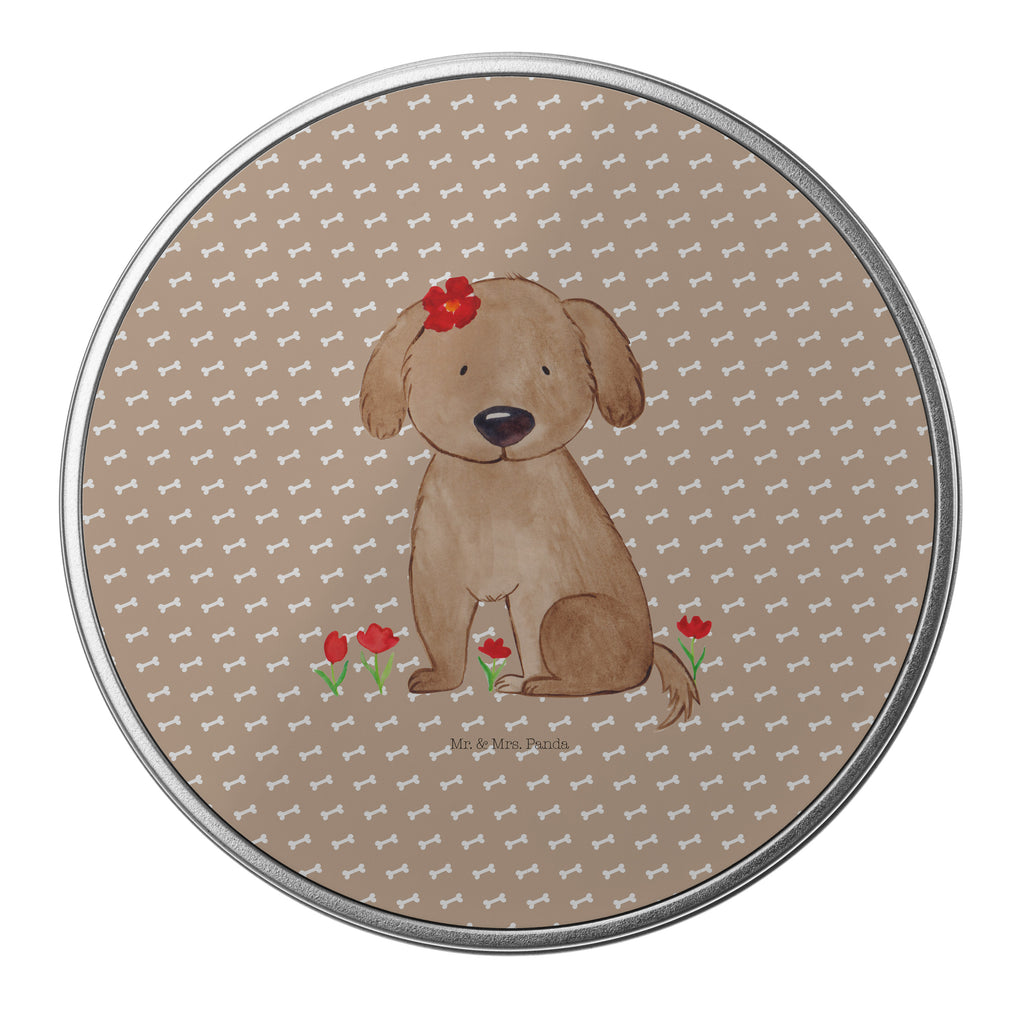 Blechdose rund Hund Dame Metalldose, Keksdose, Dose, Vorratsdose, Geschenkbox, Lunchbox, Aufbewahrungsbox, Vorratsdosen, Metallkiste, Metallbox, Metallboxen, Aufbewahrungskiste, Geschenkkiste, Blechdosen mit Deckel, Metallkiste mit Deckel, Vorratsdosen mit Deckel, Metall Dose, Hund, Hundemotiv, Haustier, Hunderasse, Tierliebhaber, Hundebesitzer, Sprüche, Hunde, Hundeliebe, Hundeglück, Liebe, Frauchen