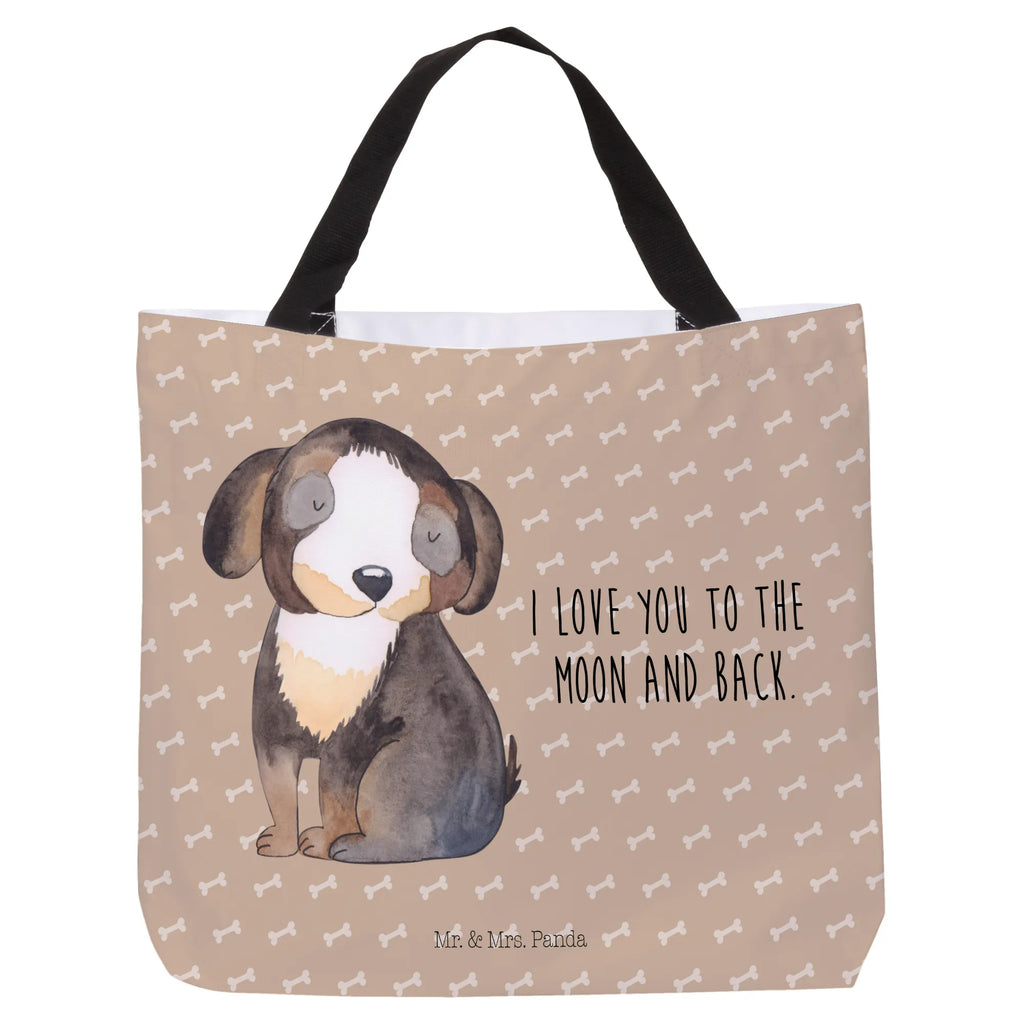 Shopper Hund Entspannen Beutel, Einkaufstasche, Tasche, Strandtasche, Einkaufsbeutel, Shopper, Schultasche, Freizeittasche, Tragebeutel, Schulbeutel, Alltagstasche, Hund, Hundemotiv, Haustier, Hunderasse, Tierliebhaber, Hundebesitzer, Sprüche, schwarzer Hund, Hundeliebe, Liebe, Hundeglück