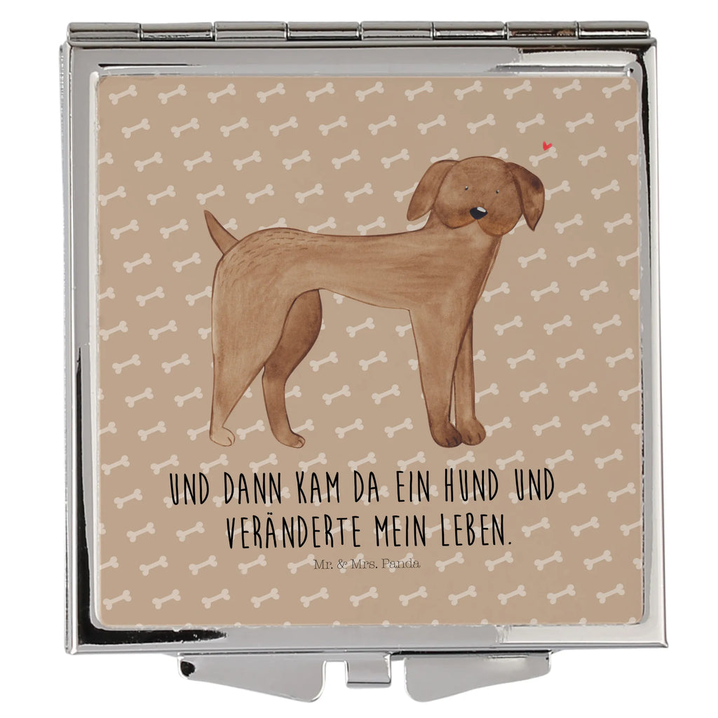 Handtaschenspiegel quadratisch Hund Dogge Spiegel, Handtasche, Quadrat, silber, schminken, Schminkspiegel, Hund, Hundemotiv, Haustier, Hunderasse, Tierliebhaber, Hundebesitzer, Sprüche, Hunde, Dogge, Deutsche Dogge, Great Dane