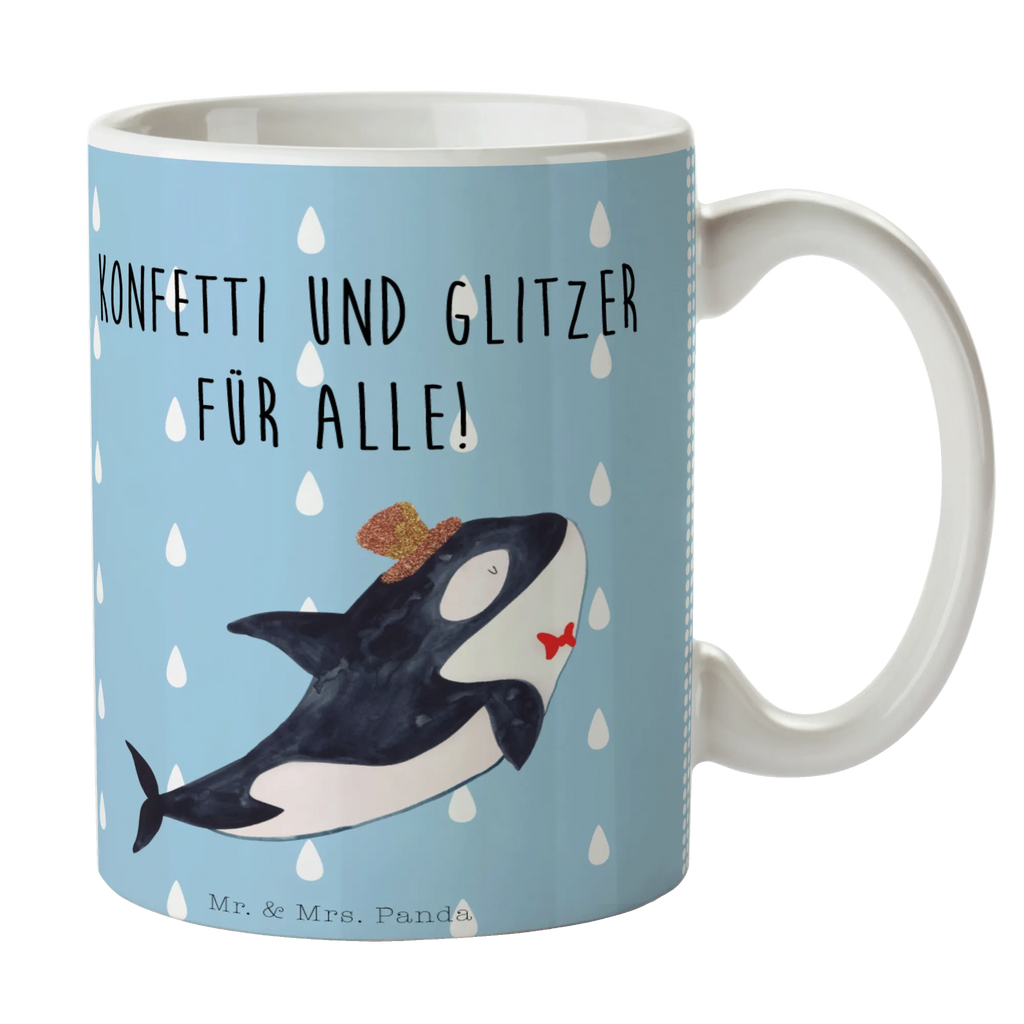 Tasse Orca Zylinder Tasse, Kaffeetasse, Teetasse, Becher, Kaffeebecher, Teebecher, Keramiktasse, Porzellantasse, Büro Tasse, Geschenk Tasse, Tasse Sprüche, Tasse Motive, Kaffeetassen, Tasse bedrucken, Designer Tasse, Cappuccino Tassen, Schöne Teetassen, Meerestiere, Meer, Urlaub, Narwal, Glitter, Konfetti, Glitzer, Geburtstag, Feier, Fete, Fest, Glückwunsch, Orca