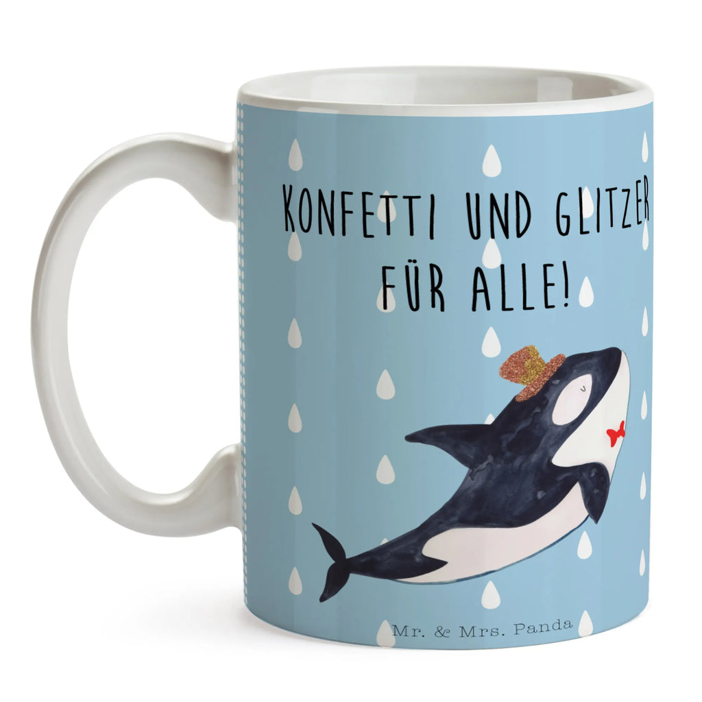 Tasse Orca Zylinder Tasse, Kaffeetasse, Teetasse, Becher, Kaffeebecher, Teebecher, Keramiktasse, Porzellantasse, Büro Tasse, Geschenk Tasse, Tasse Sprüche, Tasse Motive, Kaffeetassen, Tasse bedrucken, Designer Tasse, Cappuccino Tassen, Schöne Teetassen, Meerestiere, Meer, Urlaub, Narwal, Glitter, Konfetti, Glitzer, Geburtstag, Feier, Fete, Fest, Glückwunsch, Orca