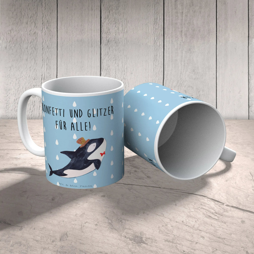 Tasse Orca Zylinder Tasse, Kaffeetasse, Teetasse, Becher, Kaffeebecher, Teebecher, Keramiktasse, Porzellantasse, Büro Tasse, Geschenk Tasse, Tasse Sprüche, Tasse Motive, Kaffeetassen, Tasse bedrucken, Designer Tasse, Cappuccino Tassen, Schöne Teetassen, Meerestiere, Meer, Urlaub, Narwal, Glitter, Konfetti, Glitzer, Geburtstag, Feier, Fete, Fest, Glückwunsch, Orca