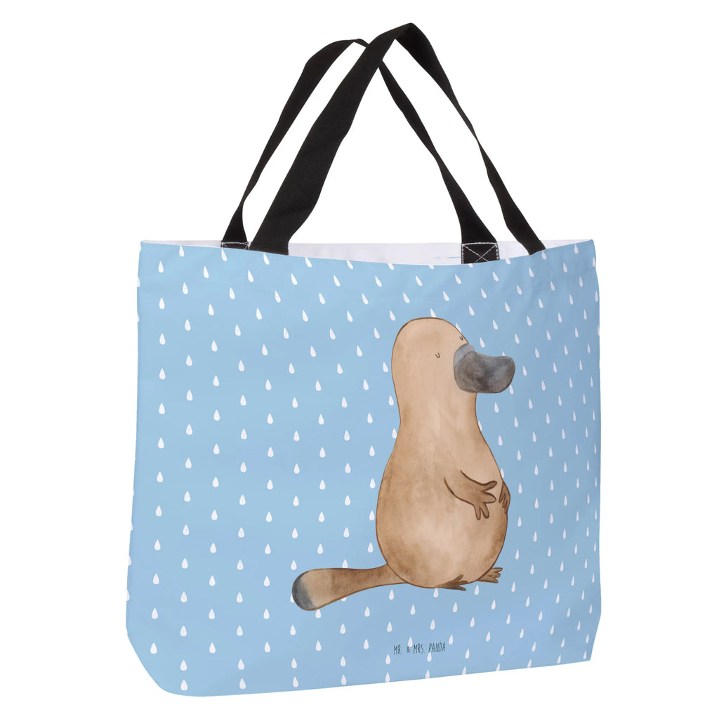 Shopper Schnabeltier Mut Beutel, Einkaufstasche, Tasche, Strandtasche, Einkaufsbeutel, Shopper, Schultasche, Freizeittasche, Tragebeutel, Schulbeutel, Alltagstasche, Meerestiere, Meer, Urlaub, Schnabeltier, Mut, mutig, Lebensweisheit, Schnabeltiere, Motivation, Training, Büro, Arbeit, Neuanfang, Neustart, Weltreise, Raodtrip