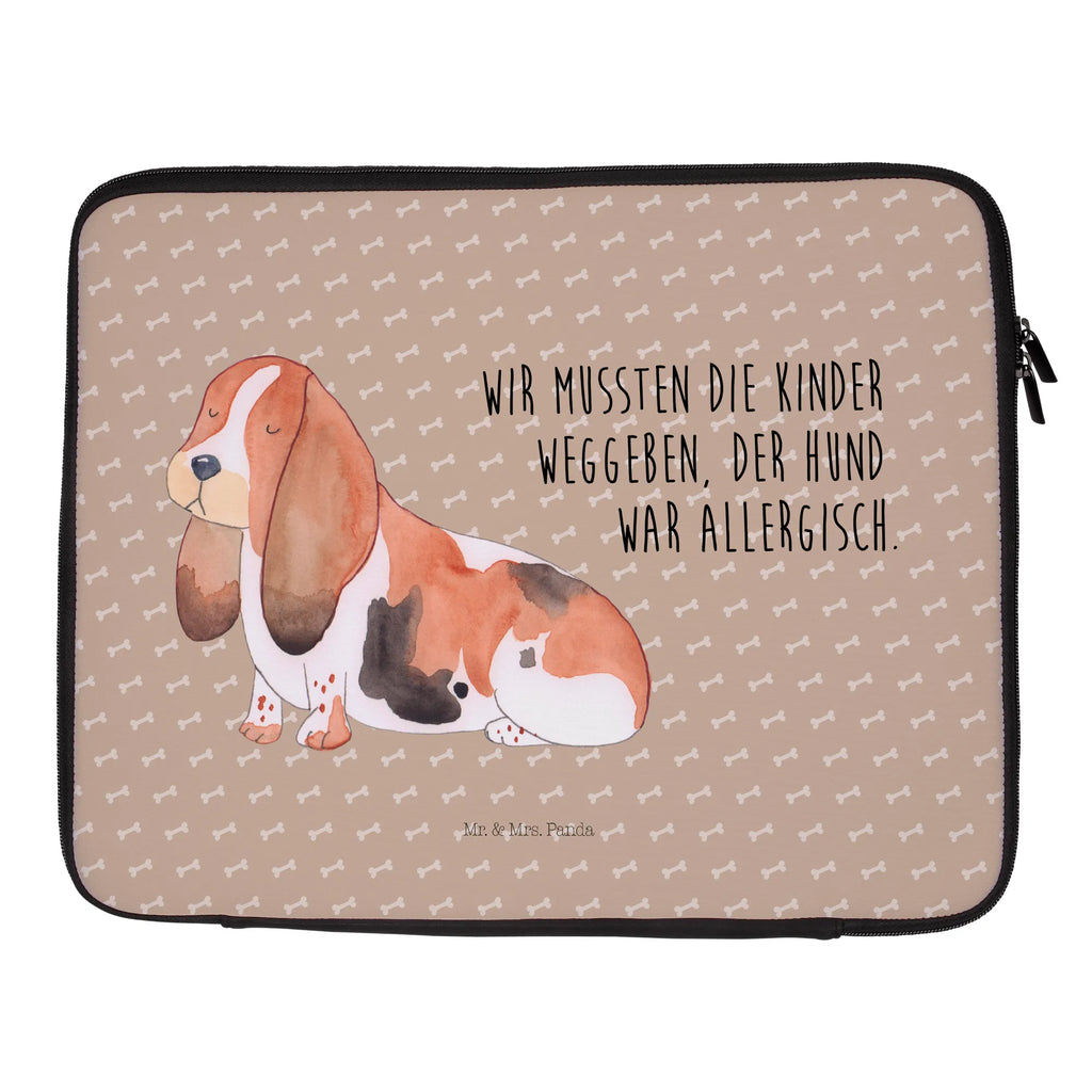 Notebook Tasche Hund Basset Hound Notebook Tasche, Laptop, Computertasche, Tasche, Notebook-Tasche, Notebook-Reisehülle, Notebook Schutz, Hund, Hundemotiv, Haustier, Hunderasse, Tierliebhaber, Hundebesitzer, Sprüche, Basset Hound, Basset, Hundeliebe, kinderlos