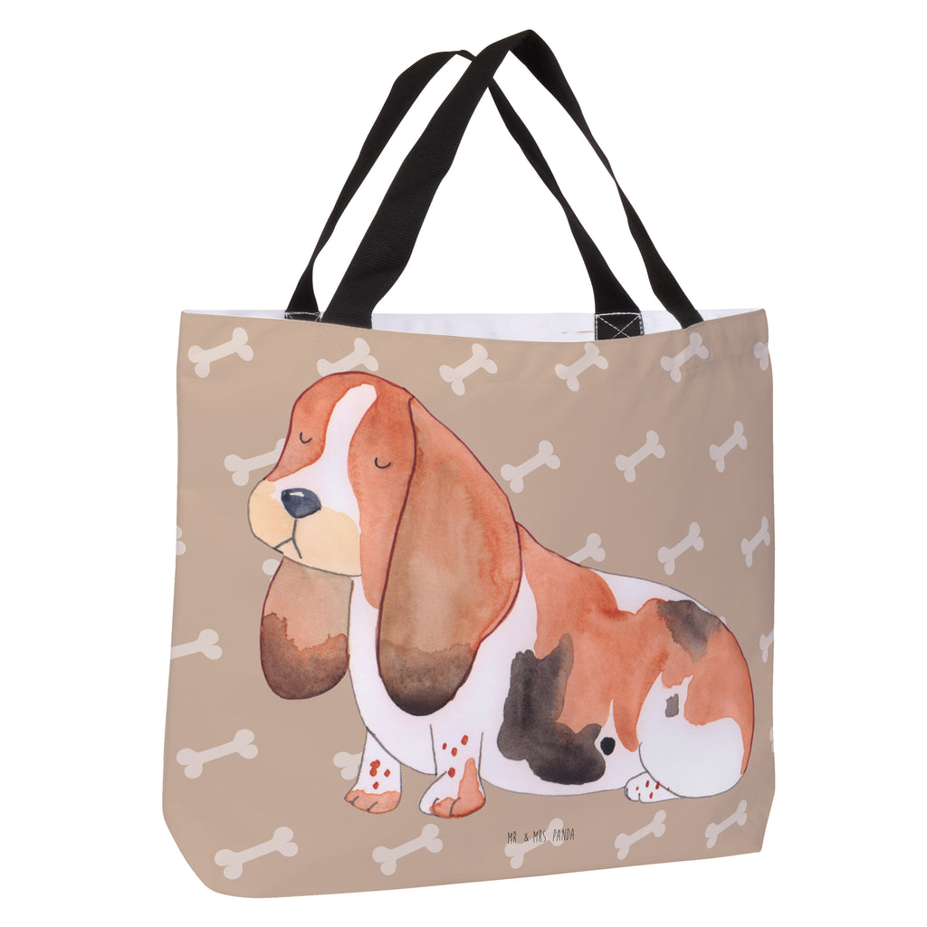 Shopper Hund Basset Hound Beutel, Einkaufstasche, Tasche, Strandtasche, Einkaufsbeutel, Shopper, Schultasche, Freizeittasche, Tragebeutel, Schulbeutel, Alltagstasche, Hund, Hundemotiv, Haustier, Hunderasse, Tierliebhaber, Hundebesitzer, Sprüche, Basset Hound, Basset, Hundeliebe, kinderlos