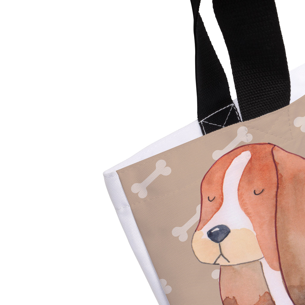 Shopper Hund Basset Hound Beutel, Einkaufstasche, Tasche, Strandtasche, Einkaufsbeutel, Shopper, Schultasche, Freizeittasche, Tragebeutel, Schulbeutel, Alltagstasche, Hund, Hundemotiv, Haustier, Hunderasse, Tierliebhaber, Hundebesitzer, Sprüche, Basset Hound, Basset, Hundeliebe, kinderlos