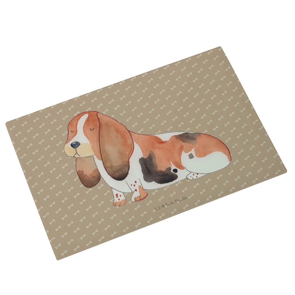 Glasschneidebrett Hund Basset Hound Glasschneidebrett, Schneidebrett, Frühstücksbrett, Küche, Hund, Hundemotiv, Haustier, Hunderasse, Tierliebhaber, Hundebesitzer, Sprüche, Basset Hound, Basset, Hundeliebe, kinderlos