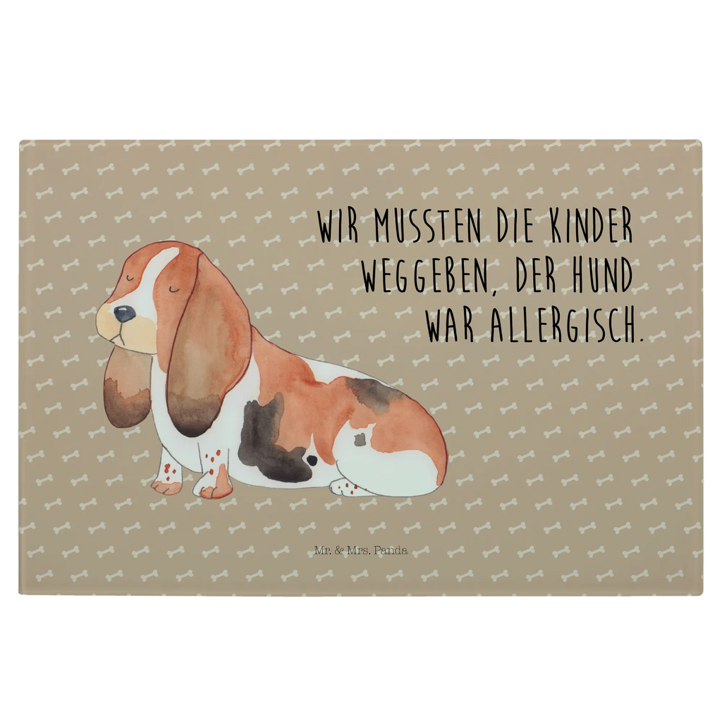 Glasschneidebrett Hund Basset Hound Glasschneidebrett, Schneidebrett, Hund, Hundemotiv, Haustier, Hunderasse, Tierliebhaber, Hundebesitzer, Sprüche, Basset Hound, Basset, Hundeliebe, kinderlos