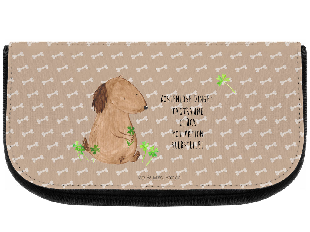 Kosmetiktasche Hund Kleeblatt Kosmetikbeutel, Kulturtasche, Kulturbeutel, Schminktasche, Make-Up Tasche, Kosmetiktasche, Beauty Bag, Kosmetiktasche Damen, Make Up Tasche, Kosmetik Tasche, Kosmetiktasche Klein, Kleine Kosmetiktasche, Schminktasche Klein, Kosmetiktasche Mit Fächern, Schminktäschen, Schminke Tasche, Kosmetiktaschen Damen, Beauty Case, Schmink Täschchen, Hund, Hundemotiv, Haustier, Hunderasse, Tierliebhaber, Hundebesitzer, Sprüche, Kleeblatt, Glück, Tagträume, Motivation, Neuanfang, Geschenk, Glücksbringer, Selbstliebe, Achtsamkeit