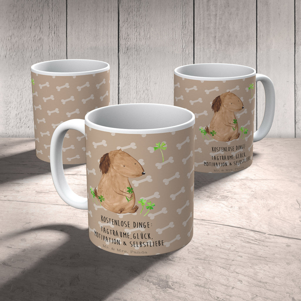 Tasse Hund Kleeblatt Tasse, Kaffeetasse, Teetasse, Becher, Kaffeebecher, Teebecher, Keramiktasse, Porzellantasse, Büro Tasse, Geschenk Tasse, Tasse Sprüche, Tasse Motive, Kaffeetassen, Tasse bedrucken, Designer Tasse, Cappuccino Tassen, Schöne Teetassen, Hund, Hundemotiv, Haustier, Hunderasse, Tierliebhaber, Hundebesitzer, Sprüche, Kleeblatt, Glück, Tagträume, Motivation, Neuanfang, Geschenk, Glücksbringer, Selbstliebe, Achtsamkeit