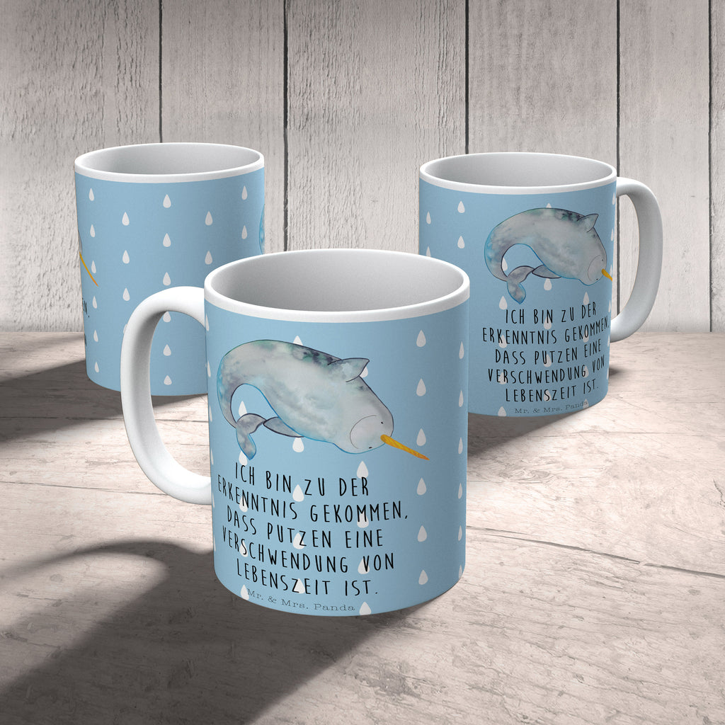 Tasse Narwal Tasse, Kaffeetasse, Teetasse, Becher, Kaffeebecher, Teebecher, Keramiktasse, Porzellantasse, Büro Tasse, Geschenk Tasse, Tasse Sprüche, Tasse Motive, Kaffeetassen, Tasse bedrucken, Designer Tasse, Cappuccino Tassen, Schöne Teetassen, Meerestiere, Meer, Urlaub, Narwal, Wal, Putzen, Hausfrau, Junggesellin, aufräumen, Kinderzimmer