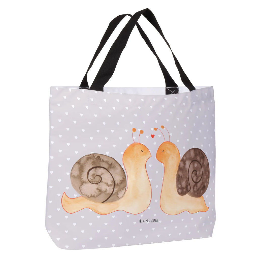 Shopper Schnecken Liebe Beutel, Einkaufstasche, Tasche, Strandtasche, Einkaufsbeutel, Shopper, Schultasche, Freizeittasche, Tragebeutel, Schulbeutel, Alltagstasche, Liebe, Partner, Freund, Freundin, Ehemann, Ehefrau, Heiraten, Verlobung, Heiratsantrag, Liebesgeschenk, Jahrestag, Hocheitstag