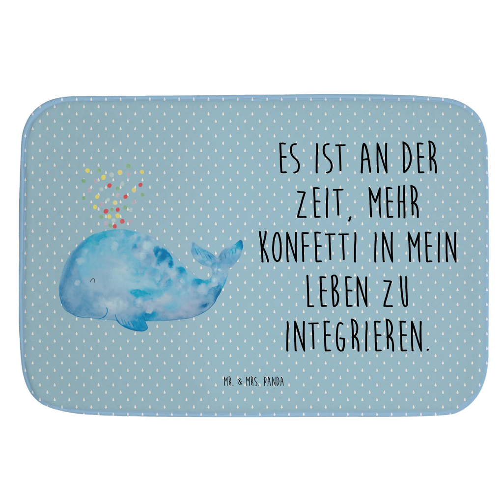 Badvorleger Wal Konfetti Badematte, Badteppich, Duschvorleger, Badezimmerteppich, Badezimmermatte, Badvorleger, Duschmatte, Duschteppich, Badteppiche, Badgarnitur, Badematten, Teppich Badezimmer, Badezimmermatten, Meerestiere, Meer, Urlaub, Wal, Konfetti, Wale, Motivation, Neuanfang, Trennung, Diät, Abnehmen, Neustart, Lebensabschnitt, Geburtstag