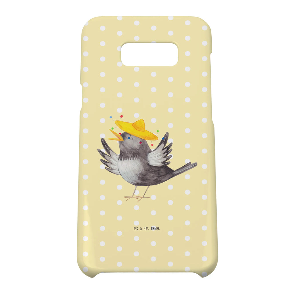 Handyhülle Rabe Sombrero Handyhülle, Handycover, Cover, Handy, Hülle, Iphone 10, Iphone X, Tiermotive, Gute Laune, lustige Sprüche, Tiere, Rabe, Vogel, Vögel, Spruch positiv, fröhlich sein, glücklich sein, Glück Spruch, froh, Elster, Motivation