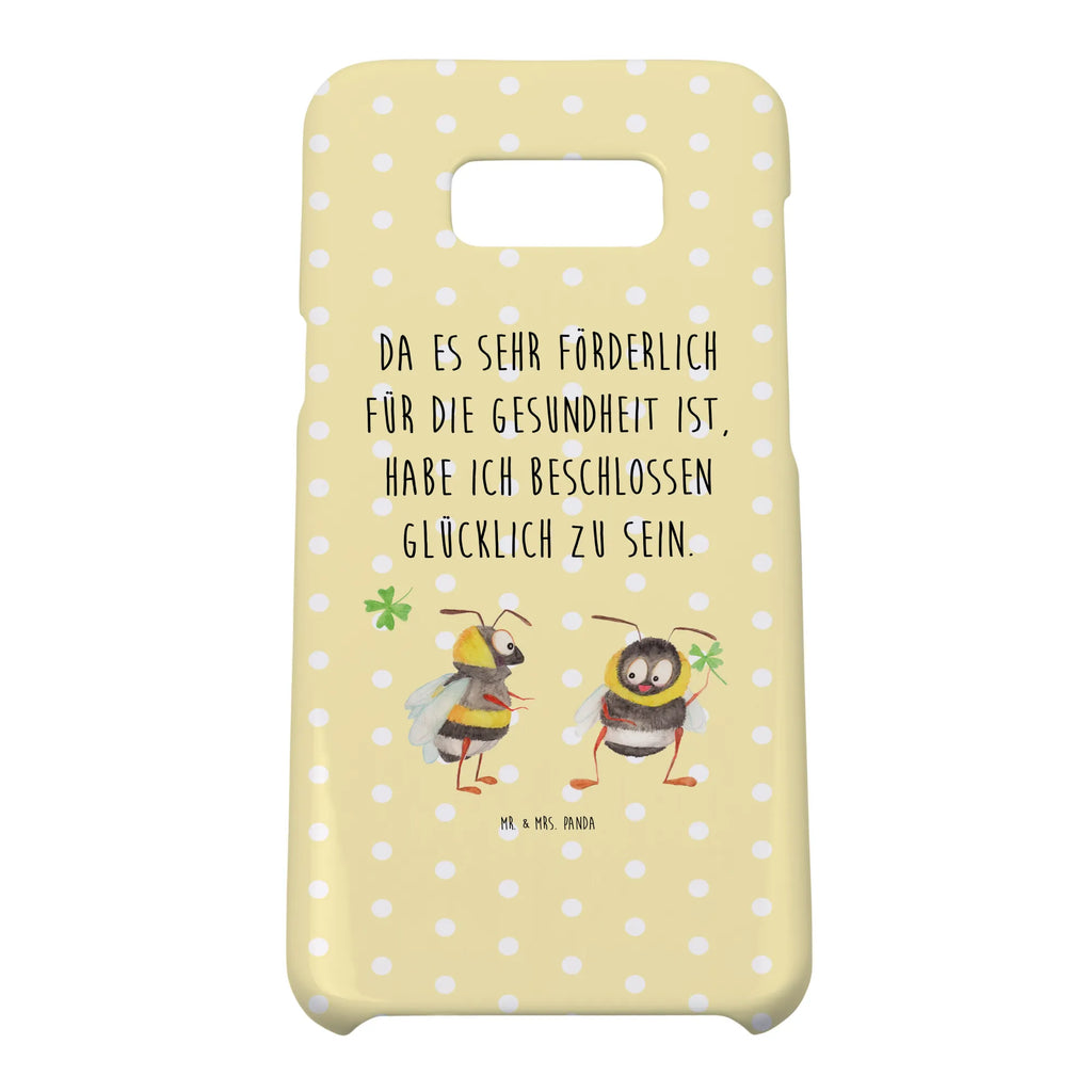 Handyhülle Hummeln Kleeblatt Handyhülle, Handycover, Cover, Handy, Hülle, Iphone 10, Iphone X, Tiermotive, Gute Laune, lustige Sprüche, Tiere, Hummel, Biene, Spruch positiv, Biene Deko, Spruch schön, glücklich sein, glücklich werden, Spruch fröhlich