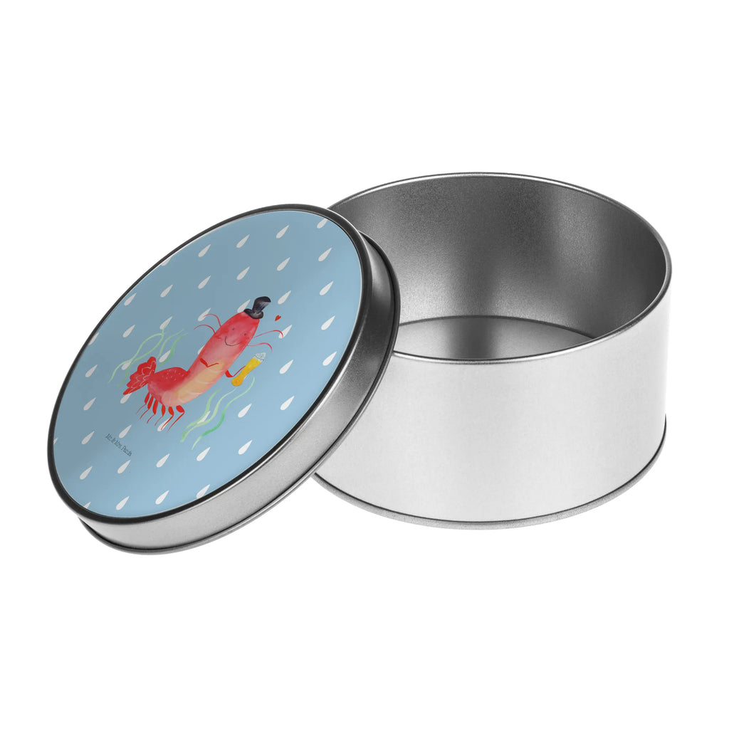 Blechdose rund Hummer Weizen Metalldose, Keksdose, Dose, Vorratsdose, Geschenkbox, Lunchbox, Aufbewahrungsbox, Vorratsdosen, Metallkiste, Metallbox, Metallboxen, Aufbewahrungskiste, Geschenkkiste, Blechdosen mit Deckel, Metallkiste mit Deckel, Vorratsdosen mit Deckel, Metall Dose, Meerestiere, Meer, Urlaub, Garnele, Garnelen, Bier, Kochen, Männerhaushalt, Junggeselle, Junggesellin, Bierliebhaber, Kneipe, Gasthaus, Wirtschaft