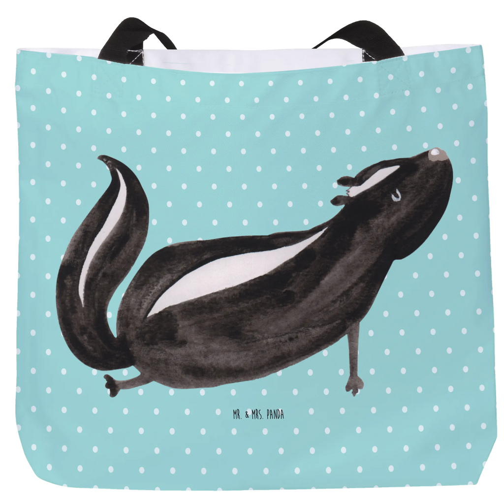 Shopper Stinktier Yoga Beutel, Einkaufstasche, Tasche, Strandtasche, Einkaufsbeutel, Shopper, Schultasche, Freizeittasche, Tragebeutel, Schulbeutel, Alltagstasche, Stinktier, Skunk, Wildtier, Raubtier, Stinker, Stinki, Yoga, Namaste, Lebe, Liebe, Lache