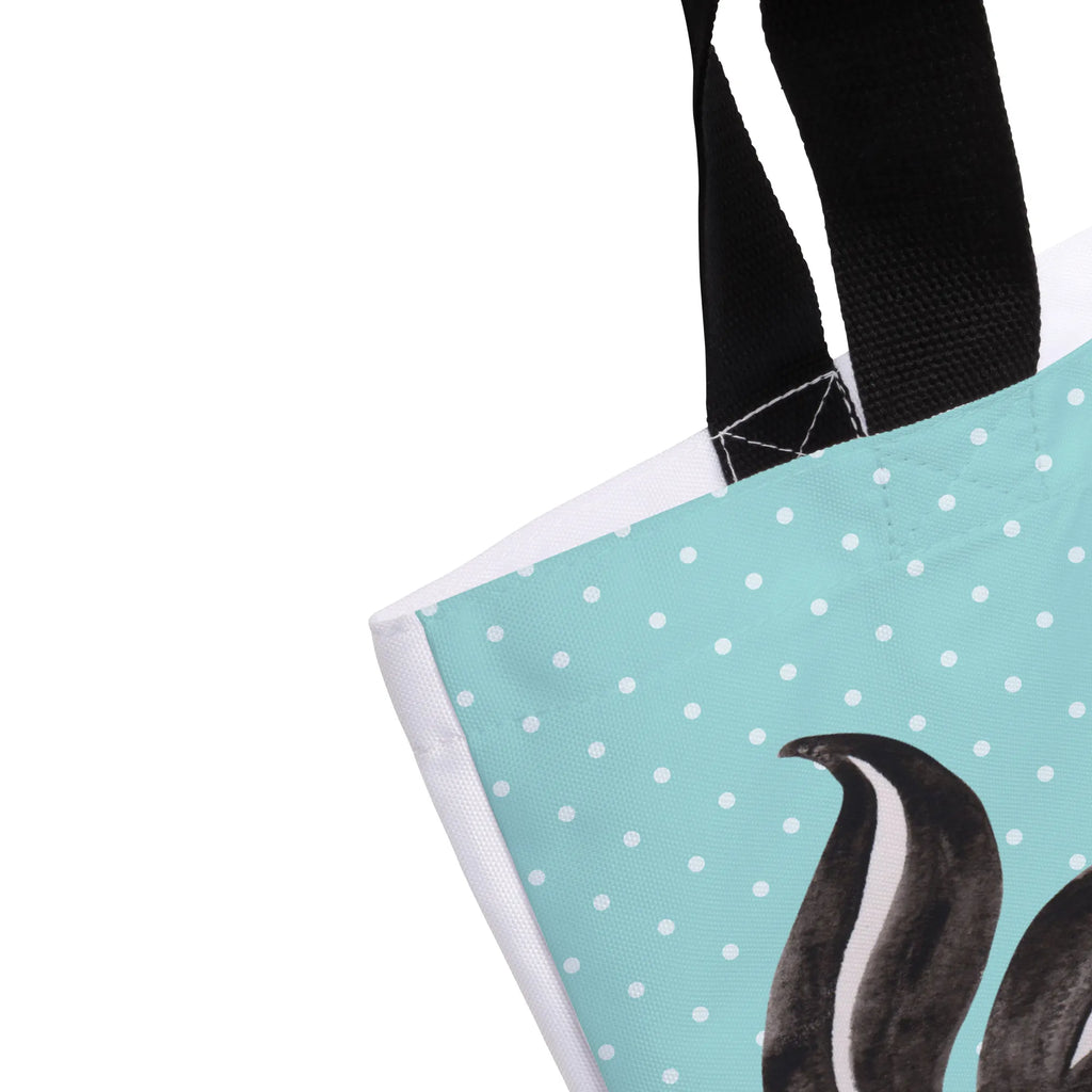 Shopper Stinktier Yoga Beutel, Einkaufstasche, Tasche, Strandtasche, Einkaufsbeutel, Shopper, Schultasche, Freizeittasche, Tragebeutel, Schulbeutel, Alltagstasche, Stinktier, Skunk, Wildtier, Raubtier, Stinker, Stinki, Yoga, Namaste, Lebe, Liebe, Lache