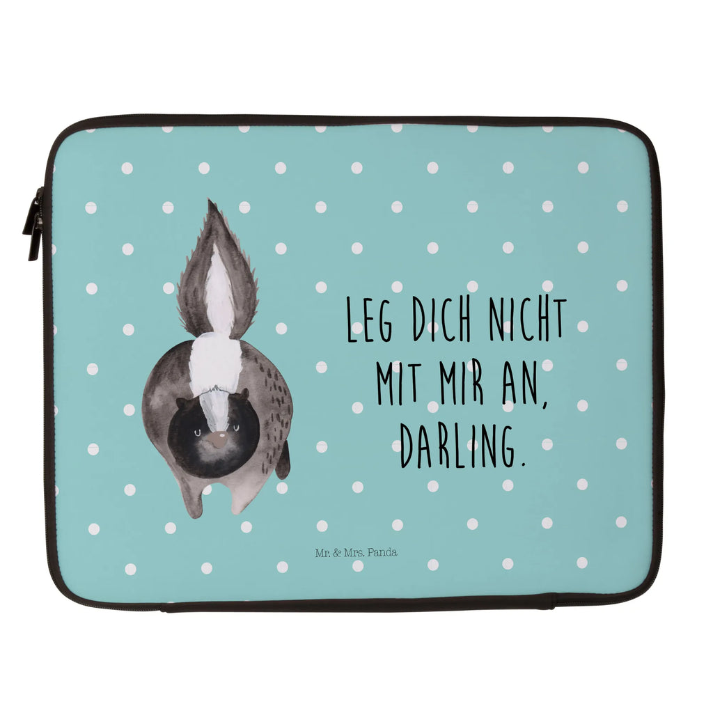 Notebook Tasche Stinktier Angriff Notebook Tasche, Laptop, Computertasche, Tasche, Notebook-Tasche, Notebook-Reisehülle, Notebook Schutz, Stinktier, Skunk, Wildtier, Raubtier, Stinker, Stinki, wütend, Drohung