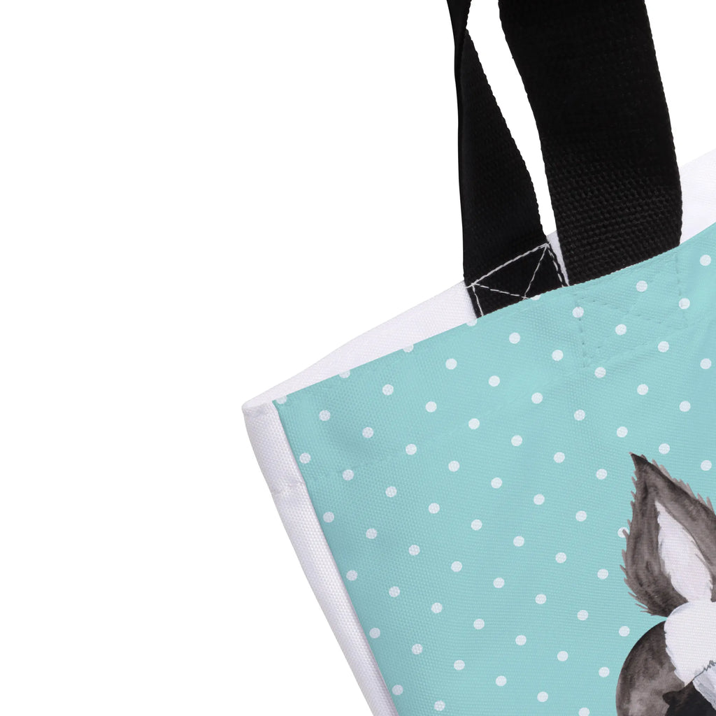 Shopper Stinktier Angriff Beutel, Einkaufstasche, Tasche, Strandtasche, Einkaufsbeutel, Shopper, Schultasche, Freizeittasche, Tragebeutel, Schulbeutel, Alltagstasche, Stinktier, Skunk, Wildtier, Raubtier, Stinker, Stinki, wütend, Drohung