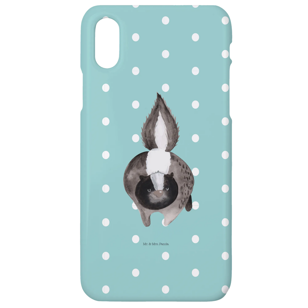 Handyhülle Stinktier Angriff Handyhülle, Handycover, Cover, Handy, Hülle, Iphone 10, Iphone X, Stinktier, Skunk, Wildtier, Raubtier, Stinker, Stinki, wütend, Drohung