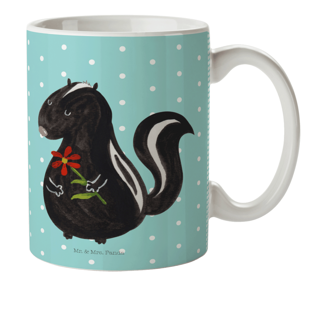 Kindertasse Stinktier Blume Kindertasse, Kinder Tasse, Kunststoff Tasse, Kindergarten Tasse, Trinkbecher, Camping Becher, Kaffeetasse, Kunststoffbecher, Kindergartenbecher, Outdoorgeschirr, Kunststoffgeschirr, Reisebecher, Reisetasse, Kinderbecher, Bruchfeste Tasse, Bruchsichere Tasse, Plastik Tasse, Plastiktasse, Stinktier, Skunk, Wildtier, Raubtier, Stinker, Stinki, Tagträumer, verträumt, Dreams, Träume