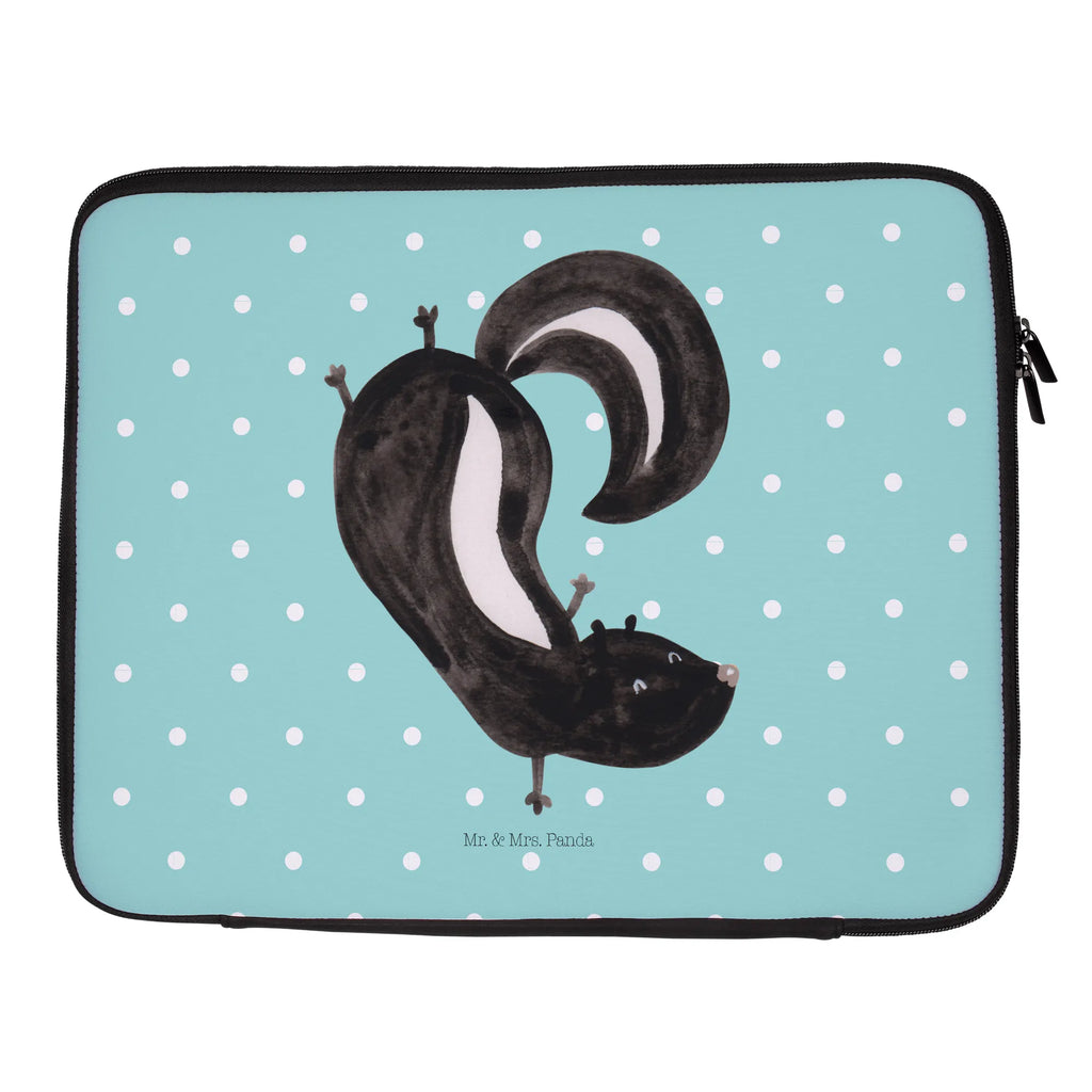 Notebook Tasche Stinktier Handstand Notebook Tasche, Laptop, Computertasche, Tasche, Notebook-Tasche, Notebook-Reisehülle, Notebook Schutz, Stinktier, Skunk, Wildtier, Raubtier, Stinker, Stinki, Spielplatz, verpielt, Kind