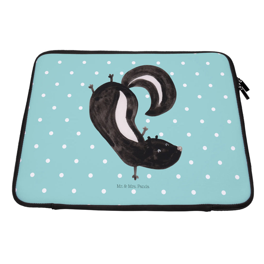 Notebook Tasche Stinktier Handstand Notebook Tasche, Laptop, Computertasche, Tasche, Notebook-Tasche, Notebook-Reisehülle, Notebook Schutz, Stinktier, Skunk, Wildtier, Raubtier, Stinker, Stinki, Spielplatz, verpielt, Kind