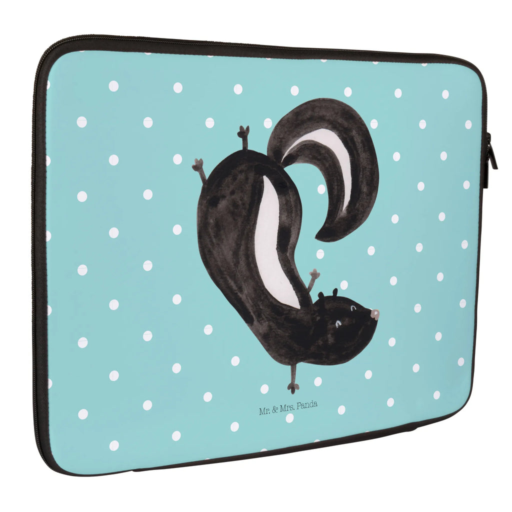 Notebook Tasche Stinktier Handstand Notebook Tasche, Laptop, Computertasche, Tasche, Notebook-Tasche, Notebook-Reisehülle, Notebook Schutz, Stinktier, Skunk, Wildtier, Raubtier, Stinker, Stinki, Spielplatz, verpielt, Kind