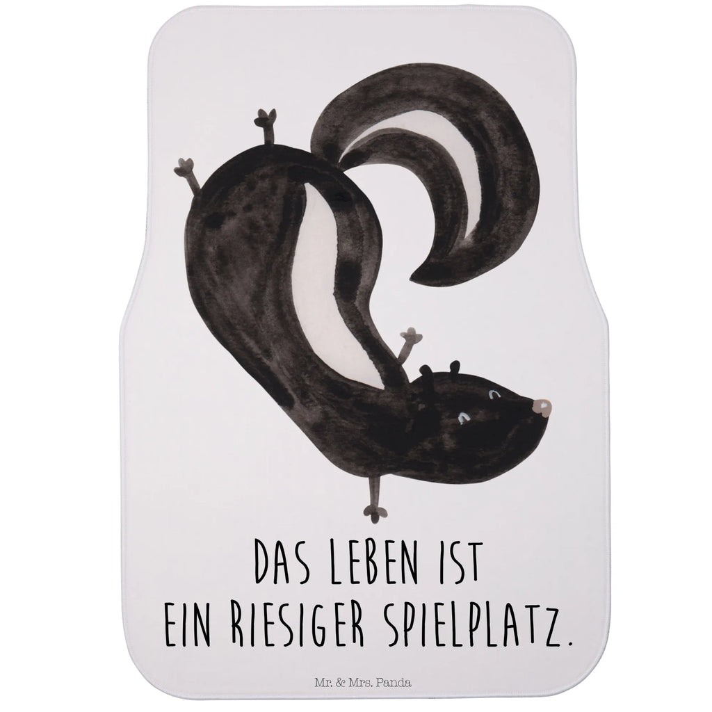 Fahrer Autofußmatte Stinktier Handstand Autofußmatten, Fußmatte Auto, Fahrer, Schmutzmatte Auto, Stinktier, Skunk, Wildtier, Raubtier, Stinker, Stinki, Spielplatz, verpielt, Kind