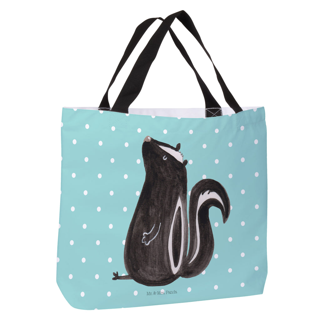 Shopper Stinktier Sitzen Beutel, Einkaufstasche, Tasche, Strandtasche, Einkaufsbeutel, Shopper, Schultasche, Freizeittasche, Tragebeutel, Schulbeutel, Alltagstasche, Stinktier, Skunk, Wildtier, Raubtier, Stinker, Stinki, Spruch, Büro, Recht, Besserwisser