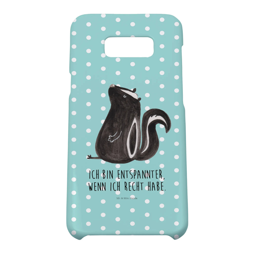 Handyhülle Stinktier Sitzen Handyhülle, Handycover, Cover, Handy, Hülle, Iphone 10, Iphone X, Stinktier, Skunk, Wildtier, Raubtier, Stinker, Stinki, Spruch, Büro, Recht, Besserwisser