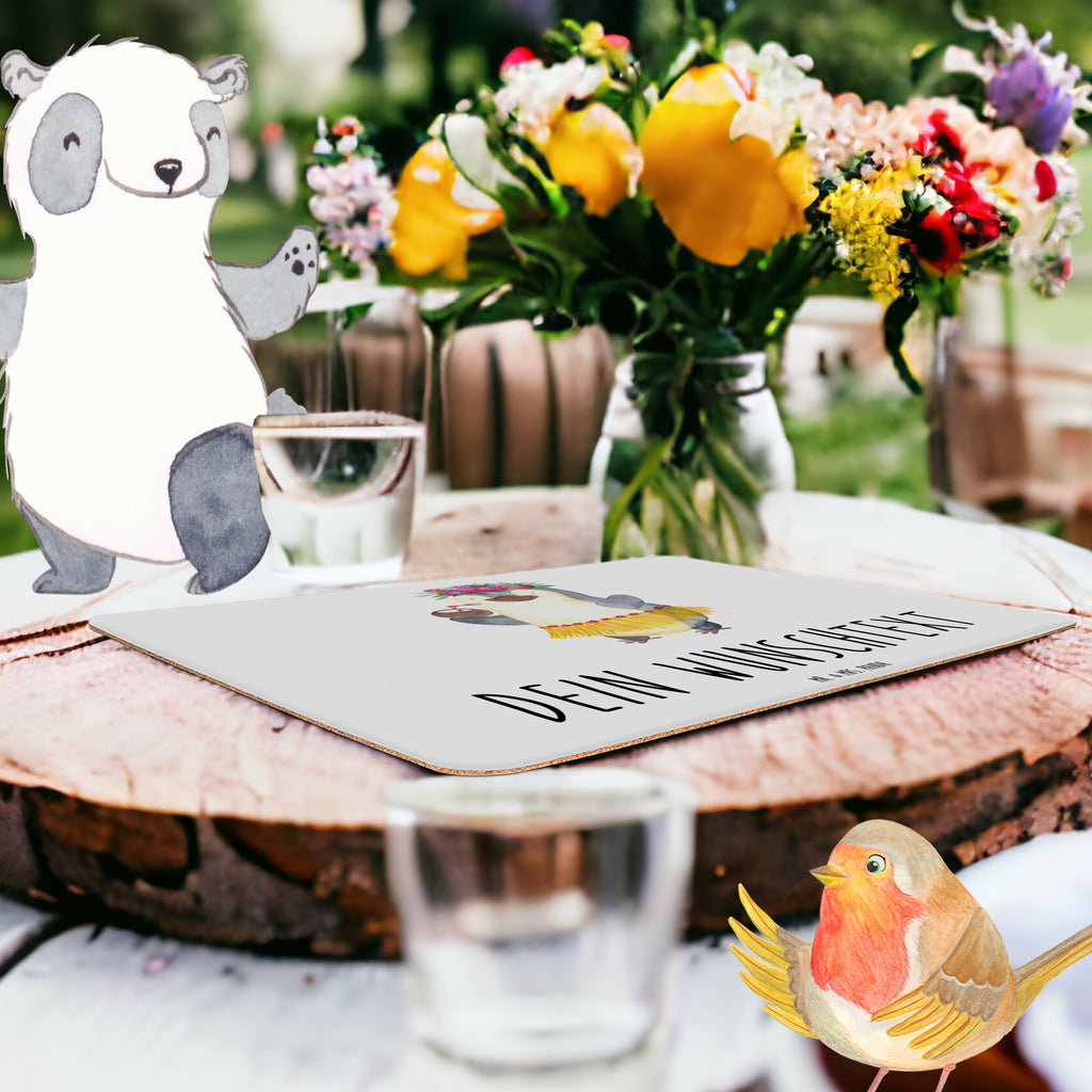 Personalisiertes Tischset Pinguin Kokosnuss Personalisiertes Tischet, Personalisierter Tischuntersetzer, Personalisiertes Platzset, Pinguin, Aloha, Hawaii, Urlaub, Kokosnuss, Pinguine