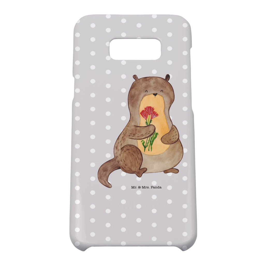 Handyhülle Otter Blumenstrauß Handyhülle, Handycover, Cover, Handy, Hülle, Iphone 10, Iphone X, Otter, Fischotter, Seeotter, Otter Seeotter See Otter